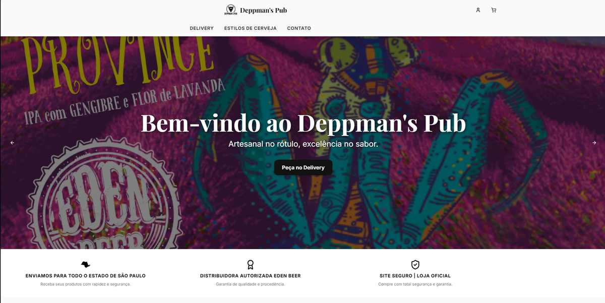 Site e Sistema para Delivery